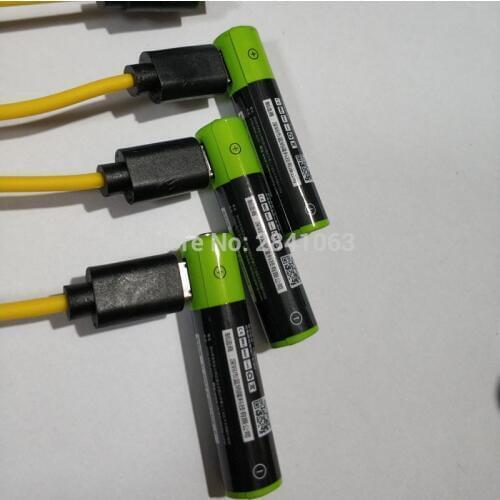 3XZNTER 1.5V 600mAh USB Rechargeable AAA Lipo Battery li-polymer lithium li-ion battery with usb cable 2 hours fast charge