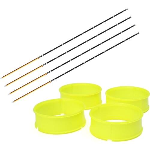 4pcs iFlight Programmable RGB 9 LED lights 75mm / 116mm length with Prop Ducts for BumbleBee Green Hornet FPV CineWhoop parts