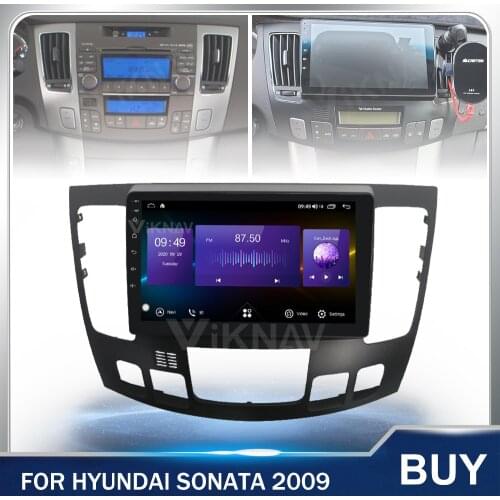 128G Android Car Stereo Radio For Hyundai Sonata 2009 Car Multimedia Player GPS Navigation head unit 9 Inch