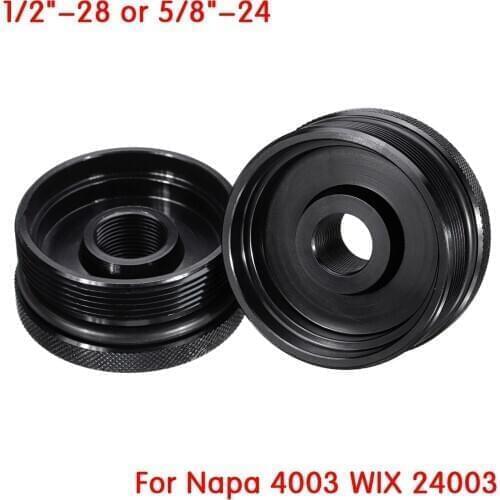 Car Fuel Filter Cap Cover Caps FOR Napa 4003 WIX 24003 1/2"-28 & 5/8"-24 Turbo Air Filter Aluminum