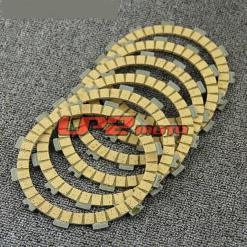 Clutch Plate Discs For Kawasaki KLR250 KL250D 84-05 KZ200 A1/A2 78-79 Z200A1 77 VN250 Eliminator 250V 00-07 Xanthus ZR400D 92-95