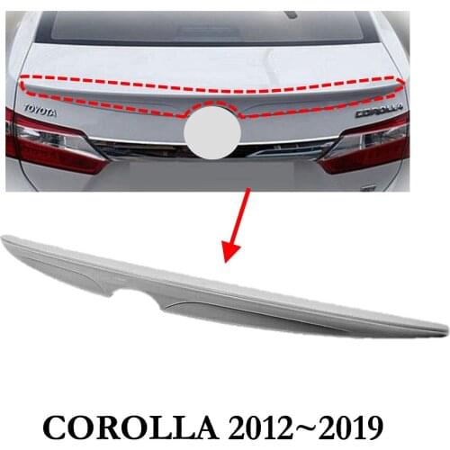 Toyota Corolla 2012-2018 Large Spoiler (Paint can be applied)