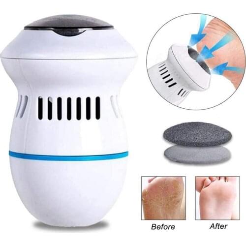 USB Charging Electric Foot File Foot Callus Remover Pedicure Tools with Built-in Vacuum for Dry Hard Dead Cracked Skin Hot Sale