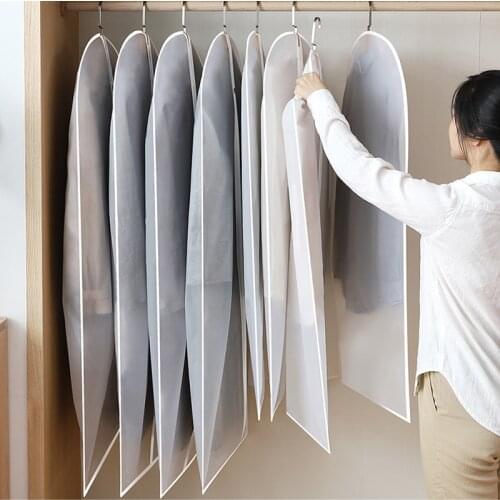 Home Storing Clothes Garment Suit Coat Dust Cover Dustproof Cover Protector Wardrobe Storage Bag Case for Clothes Organizador