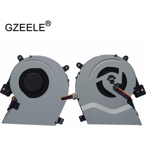 GZEELE new Laptop cpu cooling fan for ASUS x451Ma X415 X415C X415CA X415E F551MA F551CA Notebook Computer Processor Cooler 4 pin