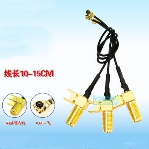 Ipex to SMA antenna female UFL to SMA outer screw inner hole connection line GSM/2G/3G/4G/5G/5.8G/433Mhz