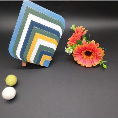 119*97mm Cascading frame new Metal Cutting Dies for decoration card DIY Scrapbooking stencil Paper Craft Album template Dies