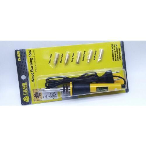 New 40w 220v Wood Burning Soldering Tools kid Pyrograph Hobby supply Electric Soldering Irons Tips scorcher Skinner