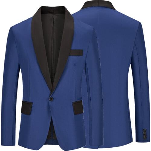 New Men Wedding Suit Male Blazers Slim Fit Suits for Men Costume Business Formal Party Blue Classic Black