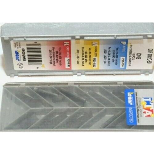 ORIGINAL 10PCS CARBIDE INSERT DGR 3102C-6D IC908