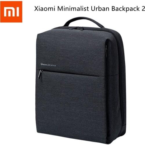 Original Xiaomi Urban Simple Backpack Generation 2 Rucksack Daypack School Bag Duffel Bag Fits 15.6 inch Laptop portable