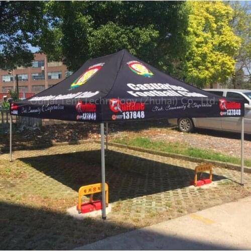 Hexagonal 40x40mm Aluminum Frame Personalized Canvas Party Pop Up Event Tent Advertisement Folding Gazebo Marquee in 3*4.5m Size