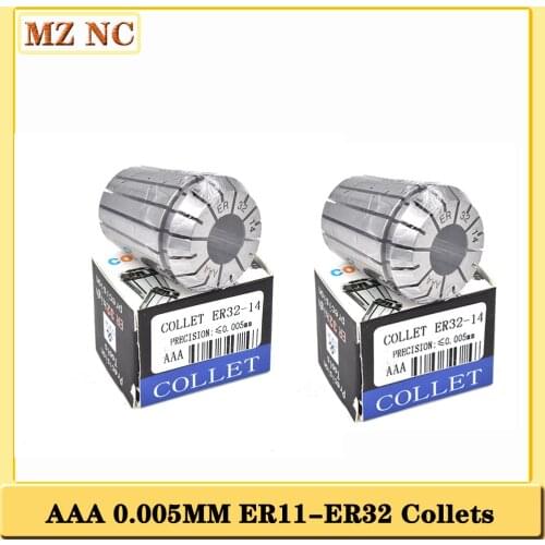 Accuracy 0.005 1set/6pcs ER32 spring collets set 4 6 8 10 12 14mm collet chuck CNC mache Milling Lathe Tool spindle motor clamp