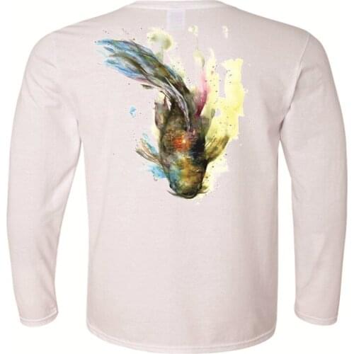 Custom UV Protection Long Sleeve Fishing Shirt Breathable Quick-drying mens outdoor sun protection fishing clothes UPF 50