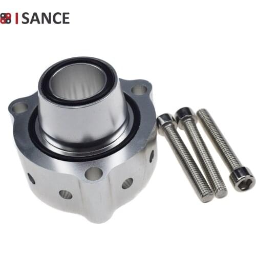 ISANCE Turbo Turbocharger Blow Off Valve BOV Adapter Spacer 06H145710D For Audi A3 A4 TT Quattro VW CC Eos GTI Jetta Passat 2.0L