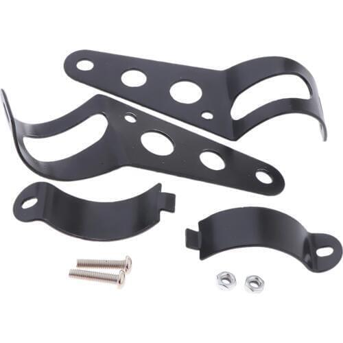 Adjustable Headlight Mount Fork Bracket Lamp Holder Motorcycle 38-51mm