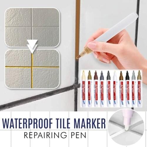 Repair Pen Tile Grout Color Paint Clean Agent Tile Refill Grout Paint Edgers Waterproof Bathroom Porcelain Filling Mouldproof L3