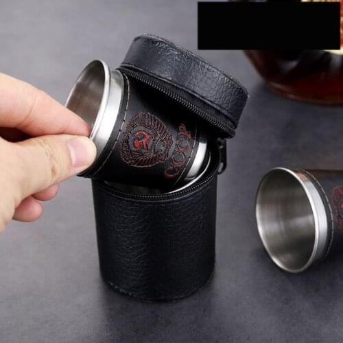 SDLAVIE Flat Flasks Metal