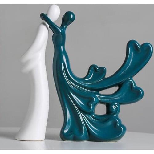 Nordic Swan Deer Elephant Ceramic Accessories Home Livingroom Desktop Figurines Decoration Wine Cabinet Office Furnishing Crafts