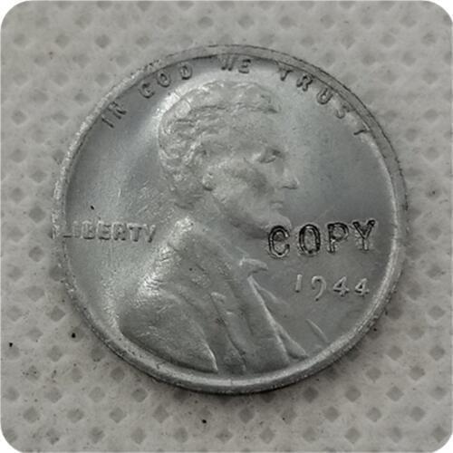 USA COPY 1944-P Lincoln Wheat Cent Penny(Errors,Steel) COPY COIN