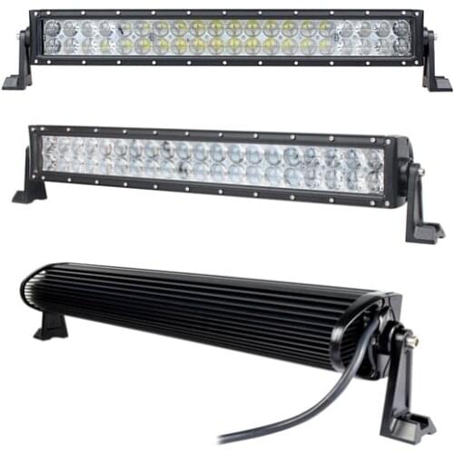 22" inch 120W LED Light Bar 4D lens Work Driving Fog Lamp Spot combo beam For Offroad ATV Boat SUV Truck Tractor SUV