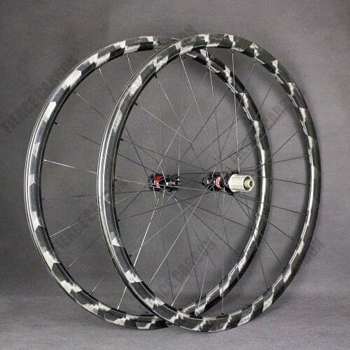 FIERCE X Cross 60/75/80/90mm Depth Carbon Wheelset Time Trial/Triathlon NOVATEC 411-412SB Disc Brake Carbon Racing Wheelset