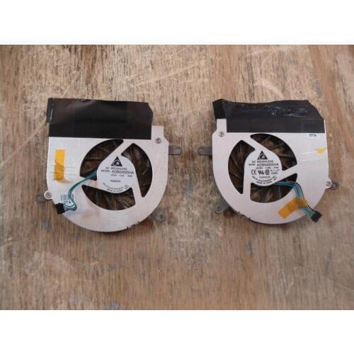 CPU Cooling Fan R&L /pair For Apple macbook pro 17" A1212 A1229 A1261 GB0506AGV1-A B2597.13.V1.F.GN KDB04505HA