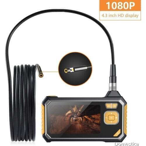 Dual-lens HD 1080P Waterproof Endoscope With 4.3Inch Screen Industrial Automobile Inspection Pipeline Endoscopes IP67 Waterproof