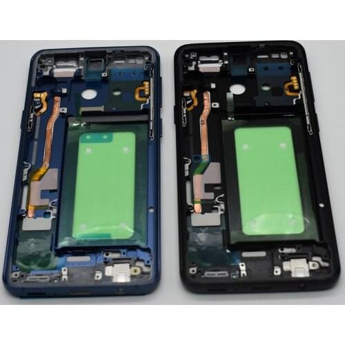 New For Samsung Galaxy S9 G960 G960F LCD Display Middle Frame Bezel Housing with side keys