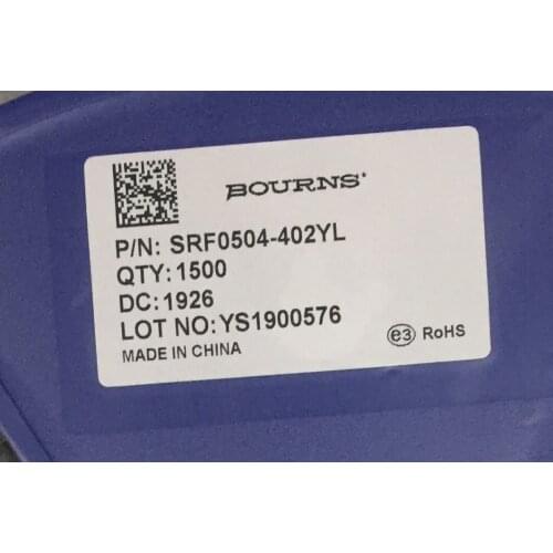 SRF0504-402Y Chip common mode filter inductor BOURNS 5*4.8*4.8 2.8UH 4000R 200MA
