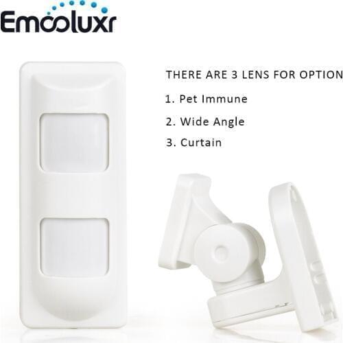 2pcs/lot Outdoor 2 PIR + MW Wired Alarm Motion Detectors With Anti-Mask, Pet Immunity&Curtain&Wide Angle Lens Option,IP65