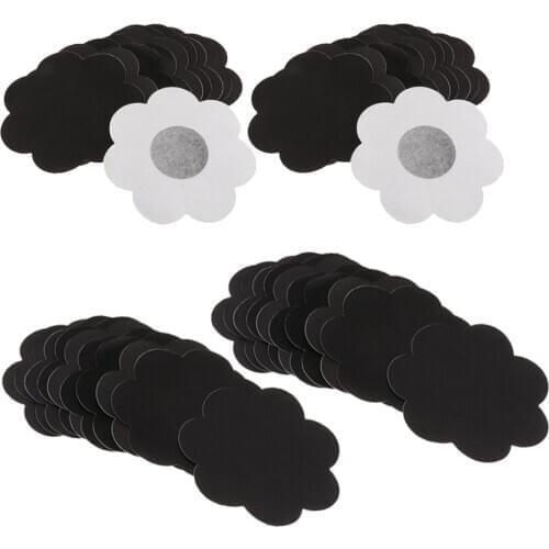 20 Pairs Petal Self Adhesive Breast Nipple Cover Sticker Bra Pads Disposable Breast Petals Flower Sexy Tape Stick On Bra Pad