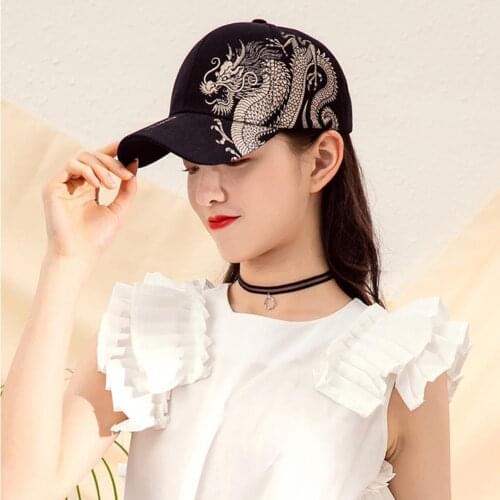 2021 Ponytail Baseball Cap Baseball Hat Font Elements Adjustable Couple Models Chinese Style Baseball Cap for School