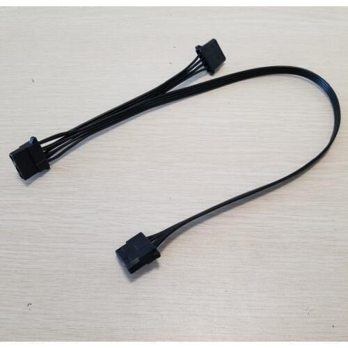 50pcs/lot 4Pin IDE Molex Female 1 to 2 Y Splitter Power Adapter Converter Cable Cord 18AWG