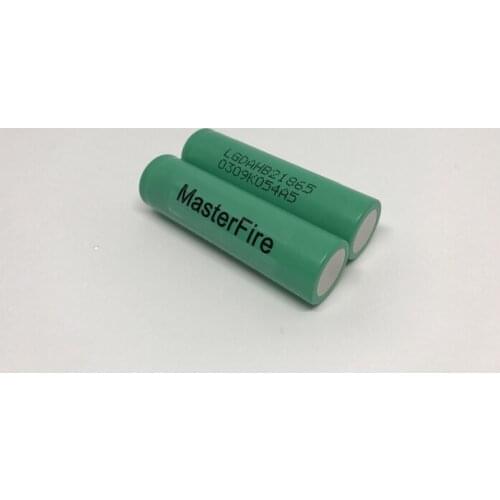 MasterFire 6pcs/lot Original ICR18650HB2 1500mah 18650 3.7V HB2 rechargeable lithium battery cell 30A discharge for E-cigarettes