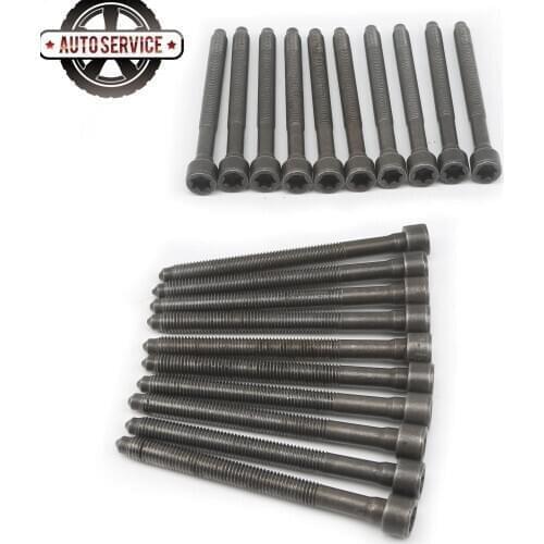 4.8L V8 5.2L V10 Cylinder Head Screws Bolts WHT001017 WHT 001 017 For Audi A5 A6 A8 S8 RS4 Quattro 8K 8E RS5 Coupe VW Touareg 7P