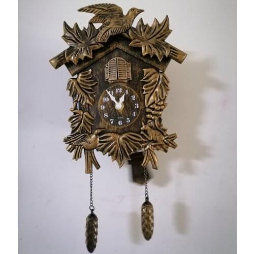 Cuckoo Clock Hourly tell time cartoon Bird Sing Children room wall Clock Sitting Room watch children room bedroom