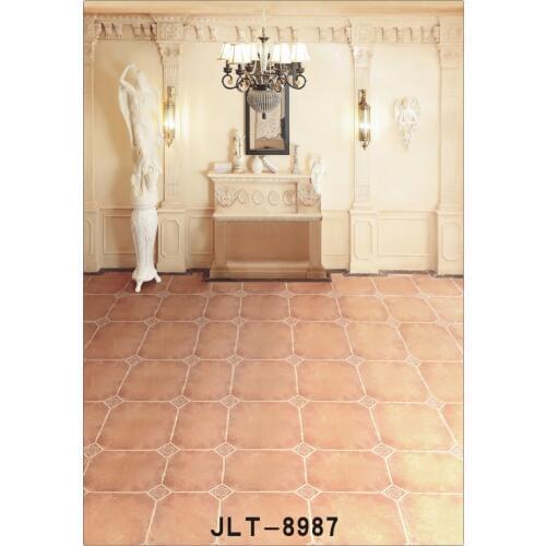 Photography Backdrops Vinyl Cloth Backgrounds Indoor Droplights Statue Photocall for Wedding Children Baby Photo Studio Props