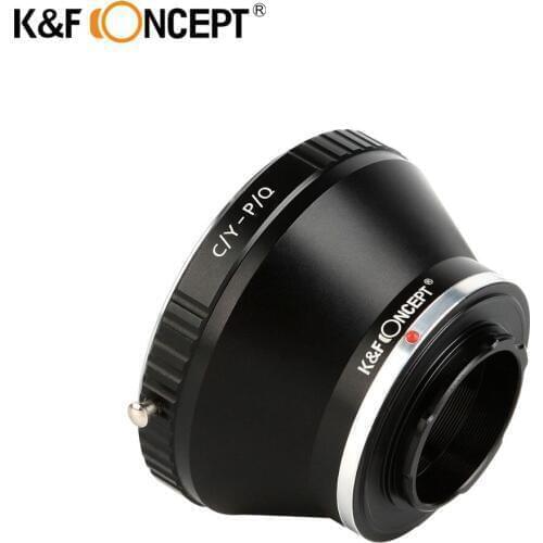 K&F CONCEPT C/Y-P/Q Camera Lens Mount Adapter Ring For Contax or YASHICA Lens on Pentax Q-S1 Q10 Q7 Q DSLR Camera Body
