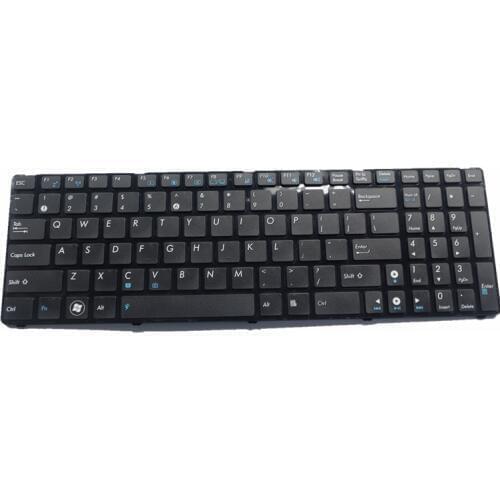 GZEELE new English US laptop Keyboard for ASUS K52S K53SD K53SK K53SM K53SV MP-09Q33U4-5282 0KN0-E02UI02 black