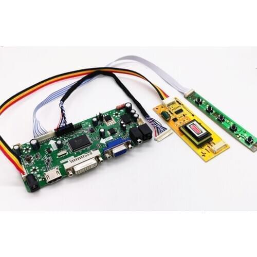 HDMI+DVI+VGA+AUDIO NT68676 LCD Panel controller Board kit for 14.9 inch LTA149B780F 1280x390 LCD controller board DIY kits