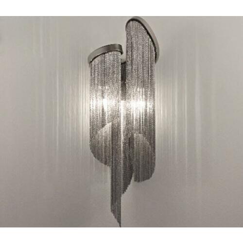 Hot sell Tassel Aluminum Wall lamp Bedroom Living Room Italy Design Fashion Home Lighting Hotel Hall Corridor Aisle Light