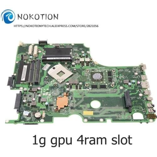 NOKOTION MBPUH06002 MB.PUH06.002 For ACER Aspire 8943 8943G Laptop Motherboard DA0ZYAMB8D0 4 memory slot support i7 CPU