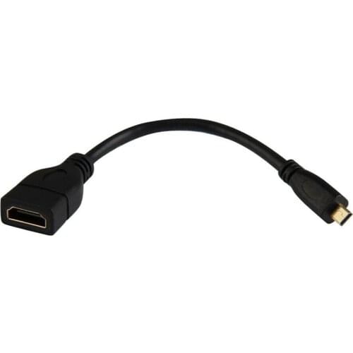 Micro Hdmi-compatible Male D To Hdmi-compatible Female A Jack Adapter Cable Convertor 1080P Male To Female Jack Adapter