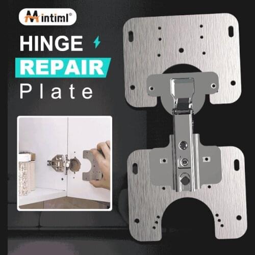 Hinge Repair Plate Rust Resistant Stainless For Cabinet Furniture Drawer Window Stainless Steel Furniture Hardware Accessories