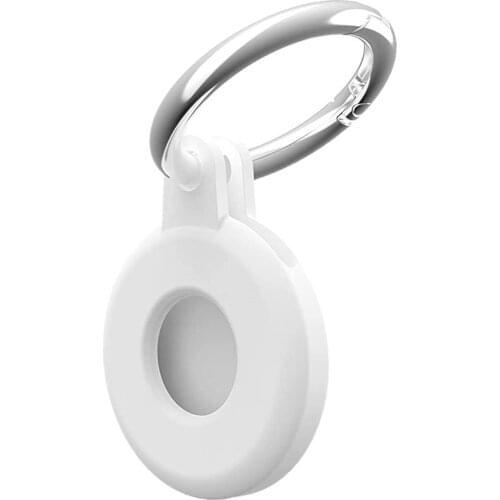 For AirTag Silicone Protective Case Key Finder Location Tracker 2021 Anti-Scratch Anti-Lost Protective Cover with Keychain