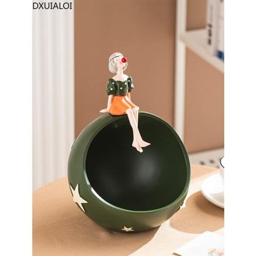 DXUIALOI Nordic Creative Entrance Key Storage Decoration Shoe Cabinet Living Room Decoration Home Decoration Wedding Gift