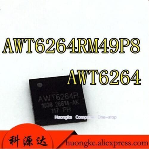 10PCS/LOT AWT6264RM49P8 silk screen AWT6264R QFN IN STOCK