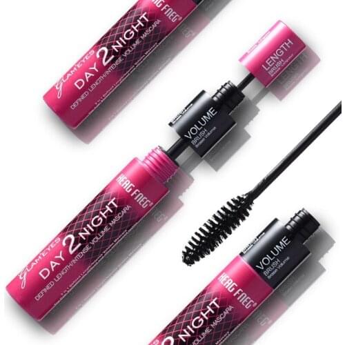 2 in 1 Mascara 3D Eyelashes Make Up Dual Eyelash Waterproof Mascara Cream Makeup Tool Eye Lashes Curling Extension d1