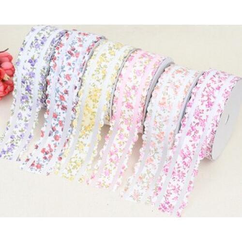 30 rolls/lot 20 yards rose ribbon high quality printed polyester ribbon, DIY handmade materials, wedding gift wrap